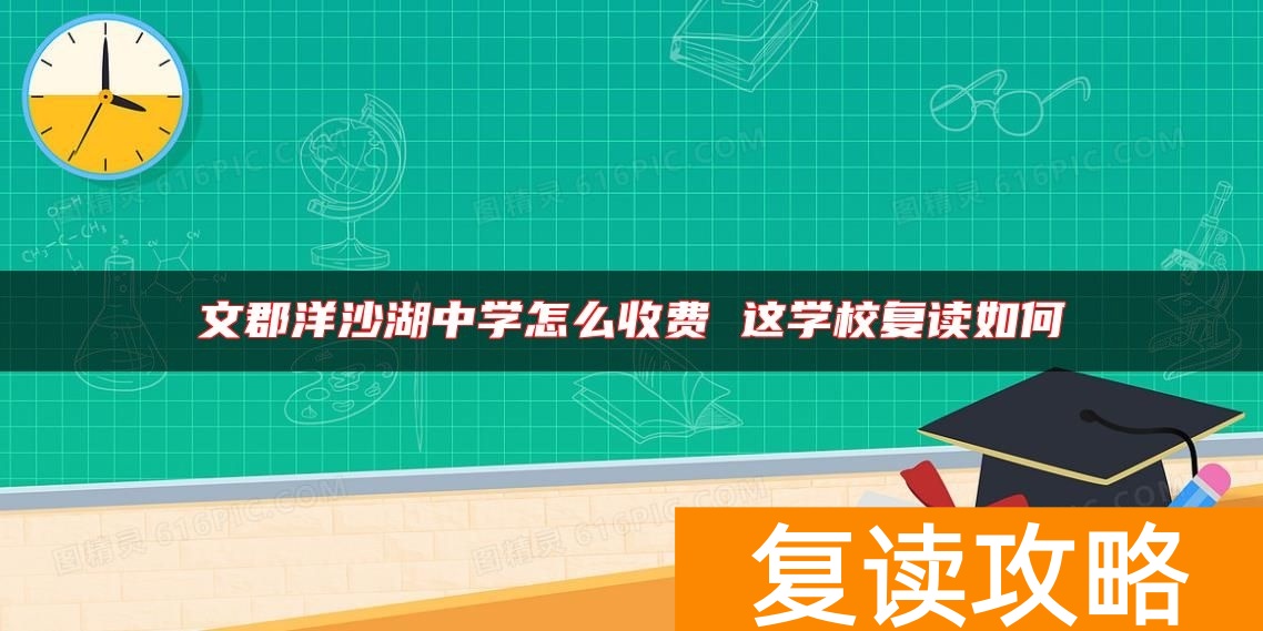 文郡洋沙湖中学怎么收费 这学校复读如何
