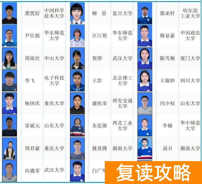 长沙市平高松雅湖高级中学复读部2024招生简章